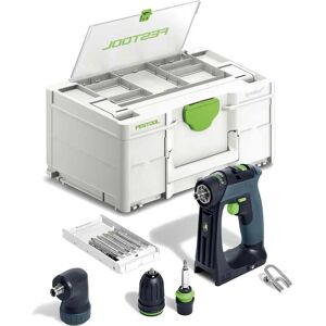 Festool Cxs 18 18v Brushless Drill Driver - Body, Attachments Case Festool Cxs 18 18v Brushless Drill Driver - Body, Attachments Case