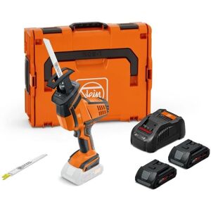 Fein 18-21V Akku-Säbelsäge Set mit 2 Batterien & Ladegerät Fein 18-21V Akku-Säbelsäge Set mit 2 Batterien & Ladegerät