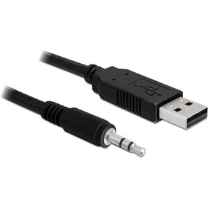 DeLOCK USB 2.0/3.5 mm Audiokabel - 1,8 m - Schwarz DeLOCK USB 2.0/3.5 mm Audiokabel - 1,8 m - Schwarz