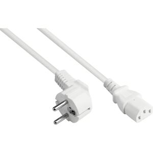 Good Connections Câble électrique 15m - E+F + C13 - Blanc Good Connections Câble électrique 15m - E+F + C13 - Blanc