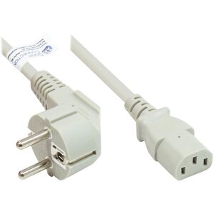 Napájecí kabel Alcasa P0130-GR050 - 5m, E+F zástrčka, C13 spojka, bílá Napájecí kabel Alcasa P0130-GR050 - 5m, E+F zástrčka, C13 spojka, bílá