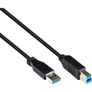 Good Connections USB 3.0 Kabel - 3m Zwart Good Connections USB 3.0 Kabel - 3m Zwart