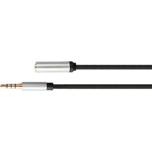 Python GC-M0240 3m Audio Cable - High-Quality, 4-Pole, Black Python GC-M0240 3m Audio Cable - High-Quality, 4-Pole, Black