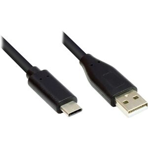 Câble USB Alcasa GC-M0119 - 3m - Noir - USB 2.0 - Publicité Câble USB Alcasa GC-M0119 - 3m - Noir - USB 2.0 - Publicité