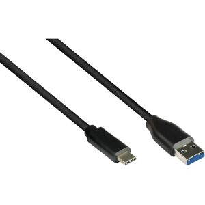 Alcasa USB-Kabel - USB 3.2 Gen 1, 2m, Schwarz Alcasa USB-Kabel - USB 3.2 Gen 1, 2m, Schwarz