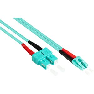 Alcasa LW-805LS3 Fiber Optic Cable - Blue - 5m - OM3 - Multimode Alcasa LW-805LS3 Fiber Optic Cable - Blue - 5m - OM3 - Multimode