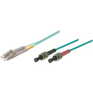 Alcasa 10m OM3 Multimode Fiber Optic Cable - Duplex ST/LC Alcasa 10m OM3 Multimode Fiber Optic Cable - Duplex ST/LC