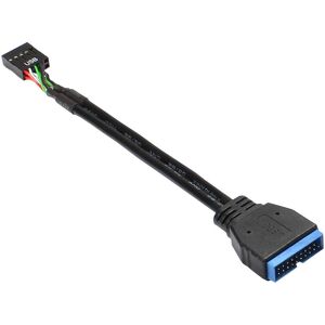 Adaptateur USB Alcasa 5021-PST1 - Noir / Bleu - 0,15m Adaptateur USB Alcasa 5021-PST1 - Noir / Bleu - 0,15m