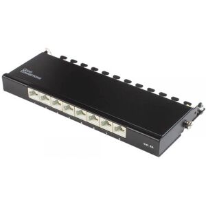 Alcasa GC-N0118 Patch Panel - 10Gb Ethernet - Stål - 0.5U Alcasa GC-N0118 Patch Panel - 10Gb Ethernet - Stål - 0.5U