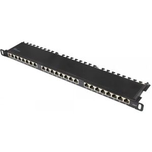 Alcasa GC-N0136 Panneau de connexion - 24 ports, Noir, Acier, 1U - Publicité Alcasa GC-N0136 Panneau de connexion - 24 ports, Noir, Acier, 1U - Publicité