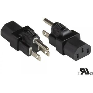 Good Connections PA-4530S Power Plug Adapter - Type B, C13, Black Good Connections PA-4530S Power Plug Adapter - Type B, C13, Black