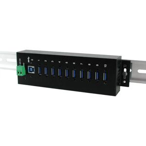 EXSYS EX-1110HMVS USB Hub - 10 Ports - Black EXSYS EX-1110HMVS USB Hub - 10 Ports - Black