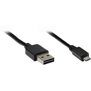 Alcasa USB 2.0 A/micro B 3m - USB Kabel Alcasa USB 2.0 A/micro B 3m - USB Kabel