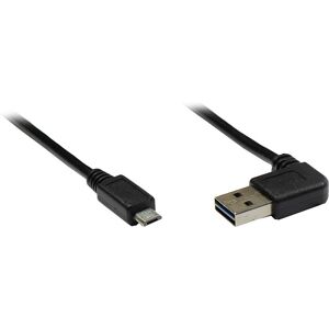 Alcasa USB A/micro USB B - 1m - Negro - Cable USB Alcasa USB A/micro USB B - 1m - Negro - Cable USB