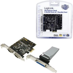 Carte d'interface LogiLink PC0033 - PCIe Adaptateur série RS-232 Carte d'interface LogiLink PC0033 - PCIe Adaptateur série RS-232