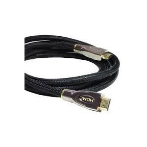 Câble HDMI Python Gc-M0016 1,5 m - Haute Vitesse Ethernet, Nylon, Or - Publicité Câble HDMI Python Gc-M0016 1,5 m - Haute Vitesse Ethernet, Nylon, Or - Publicité