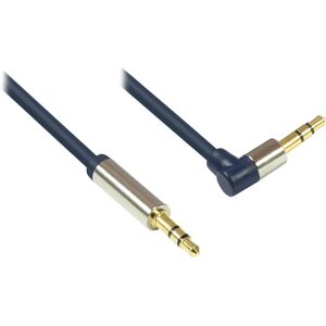Alcasa 3,5mm - 3,5mm stereo audio kabel - Modrá, Zlato, 2m Alcasa 3,5mm - 3,5mm stereo audio kabel - Modrá, Zlato, 2m