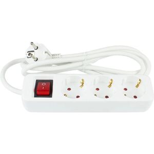 Alcasa PS013-W015 Rallonge électrique - 3 prises, 1,5m, Intérieur, Blanc Alcasa PS013-W015 Rallonge électrique - 3 prises, 1,5m, Intérieur, Blanc