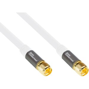 Good Connections F-antenna coaxial cable 5m White Good Connections F-antenna coaxial cable 5m White