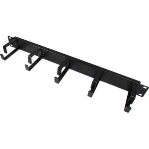 Alcasa GC-N0038 Pannello di gestione cavi 19" - Metallo, 1U, Nero Alcasa GC-N0038 Pannello di gestione cavi 19" - Metallo, 1U, Nero