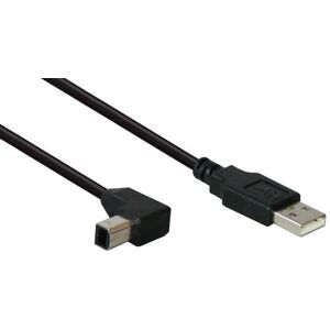 Alcasa USB 2.0 0.5m USB Cable - Black - High-Speed Data Transfer Alcasa USB 2.0 0.5m USB Cable - Black - High-Speed Data Transfer