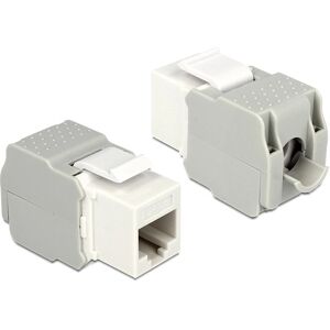 DeLOCK 86341 - Nøkkelmodul - RJ-45, LSA, Valkoinen DeLOCK 86341 - Nøkkelmodul - RJ-45, LSA, Valkoinen