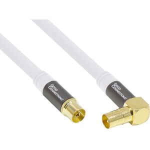 Alcasa GC-M2061 coaxial cable RG-6/U 1 m IEC White - coaxial cable Alcasa GC-M2061 coaxial cable RG-6/U 1 m IEC White - coaxial cable