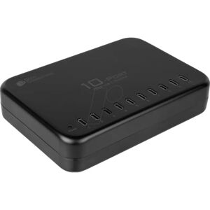 Station de charge rapide USB de bureau GoodConnections - 10 ports - Noir Station de charge rapide USB de bureau GoodConnections - 10 ports - Noir