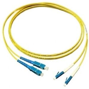 Alcasa LC - SC 1m Fiber Optic Cable - Yellow Alcasa LC - SC 1m Fiber Optic Cable - Yellow
