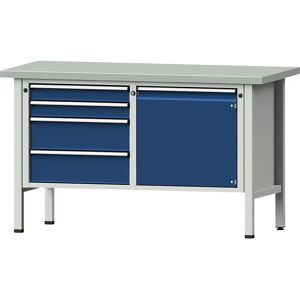 ANKE Banco da Lavoro - Acciaio, 4 Cassetti, 1500mm - Mobili da officina ANKE Banco da Lavoro - Acciaio, 4 Cassetti, 1500mm - Mobili da officina