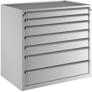 Dulap din oțel ANKE - 7 sertare, 1060x675mm, Gri deschis Dulap din oțel ANKE - 7 sertare, 1060x675mm, Gri deschis