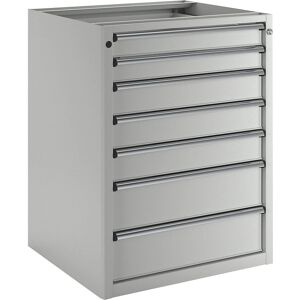 Archivio a 7 cassetti grigio chiaro ANKE - Uso industriale Archivio a 7 cassetti grigio chiaro ANKE - Uso industriale