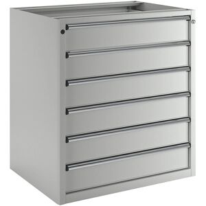 ANKE Grigio Chiaro 910mm Larghezza - 6 Cassetti - Mobile per documenti ANKE Grigio Chiaro 910mm Larghezza - 6 Cassetti - Mobile per documenti