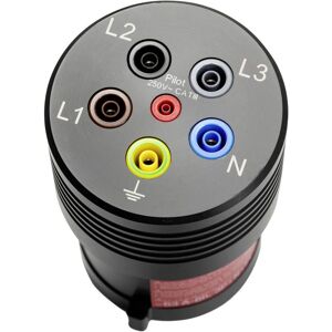 Benning Messadapter für 5-polige CEE-Steckdosen - Schwarz Benning Messadapter für 5-polige CEE-Steckdosen - Schwarz