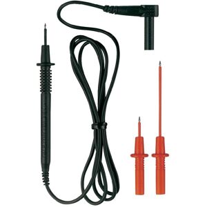 Benning 044119 Sikkerhedskabelsæt - Bananstik 4mm - 1m Sort Benning 044119 Sikkerhedskabelsæt - Bananstik 4mm - 1m Sort