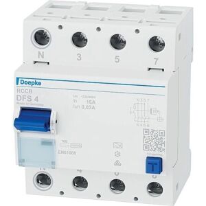 Interrupteur différentiel Doepke DFS4 040-4/0,30-A - 4 pôles, 400V - Publicité Interrupteur différentiel Doepke DFS4 040-4/0,30-A - 4 pôles, 400V - Publicité