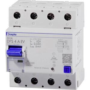 Doepke DFS4 040-4/0,03-A EV - Interruptor diferencial - 400V 40A 0,03A Doepke DFS4 040-4/0,03-A EV - Interruptor diferencial - 400V 40A 0,03A