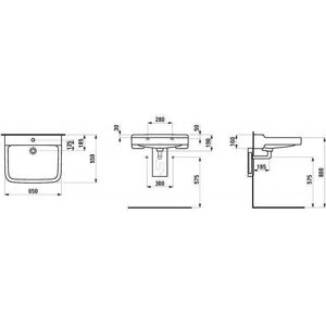 Columna Media Beige LAUFEN - Columna para lavabo Columna Media Beige LAUFEN - Columna para lavabo