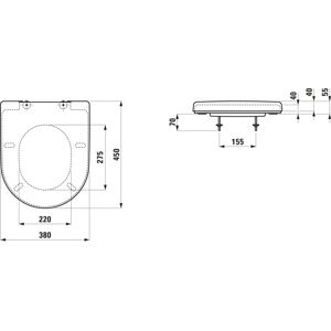 Sedile WC beige Bahama - WC Seat Sedile WC beige Bahama - WC Seat