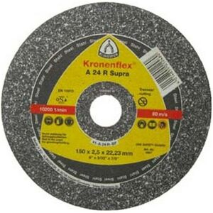 Klingspoor - Disque de coupe pour acier 180x3mm - Vitesse max 8500 tr/min - Publicité Klingspoor - Disque de coupe pour acier 180x3mm - Vitesse max 8500 tr/min - Publicité