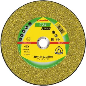 Klingspor D230xB3mm - Disco de corte universal para minerales Klingspor D230xB3mm - Disco de corte universal para minerales