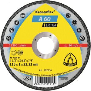 Klingspor A 60 Cutting Disc - Steel & Stainless Steel Klingspor A 60 Cutting Disc - Steel & Stainless Steel