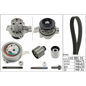 INA Waterpomp & Distributieriem Kit - Waterpomp & Distributieriem - Niet-schakelbare Waterpomp - 145 Tanden INA Waterpomp & Distributieriem Kit - Waterpomp & Distributieriem - Niet-schakelbare Waterpomp - 145 Tanden