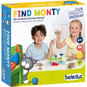 Beleduc Find Monty! - 24,3 x 7,0 x 24,3 cm - Spiel Beleduc Find Monty! - 24,3 x 7,0 x 24,3 cm - Spiel
