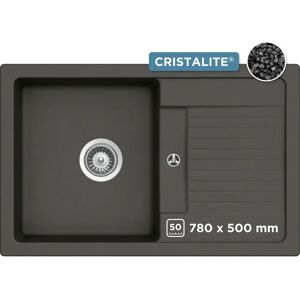SCHOCK Lima D-100S Quarz Küchenspüle - Beidseitig, Asphalt, 78x50cm SCHOCK Lima D-100S Quarz Küchenspüle - Beidseitig, Asphalt, 78x50cm