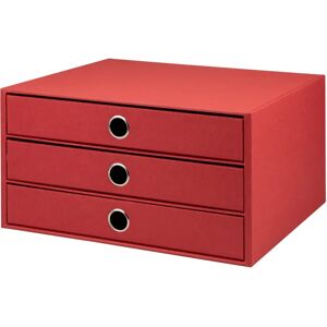 Rössler Model 1524452363 Red 3-Drawer Storage Box - Storage Box Rössler Model 1524452363 Red 3-Drawer Storage Box - Storage Box