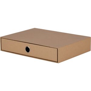 Rössler Storage Box - A4 Brown Rectangular Organizer Rössler Storage Box - A4 Brown Rectangular Organizer