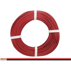Donau Elektronik 218-5-25 Flat Wiring Cable - Copper, Red/Black, 25m Donau Elektronik 218-5-25 Flat Wiring Cable - Copper, Red/Black, 25m