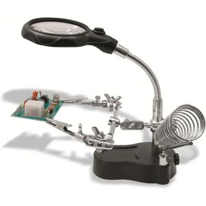 Lampe Loupe Donau avec LED - 3,5X/12X - Lentille 65mm - Support Articulé Lampe Loupe Donau avec LED - 3,5X/12X - Lentille 65mm - Support Articulé