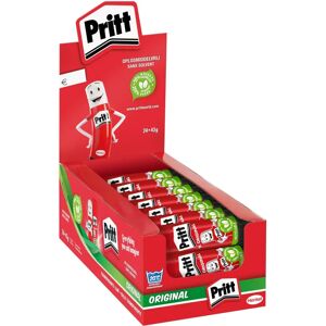 Colle Pritt Blanche - 24 x 43g - Forte & Sécurisée pour Enfants - Publicité Colle Pritt Blanche - 24 x 43g - Forte & Sécurisée pour Enfants - Publicité